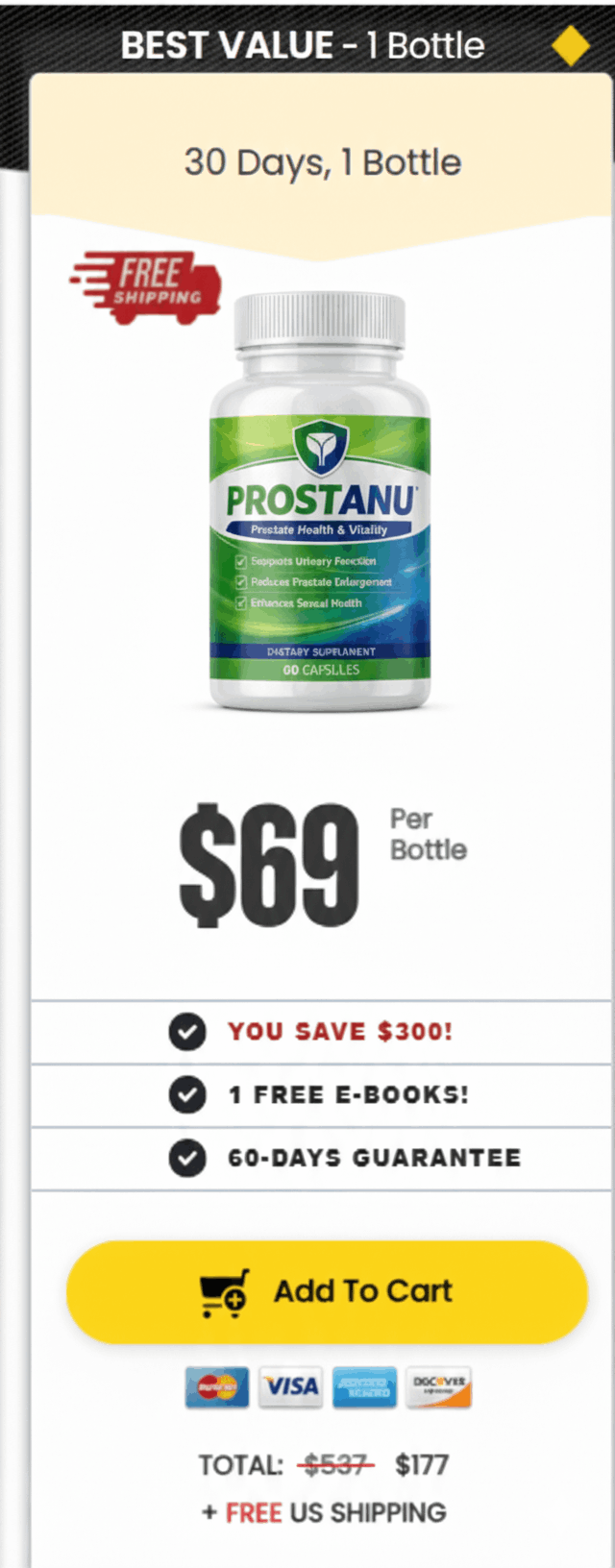 Prostanu - 1 Bottle