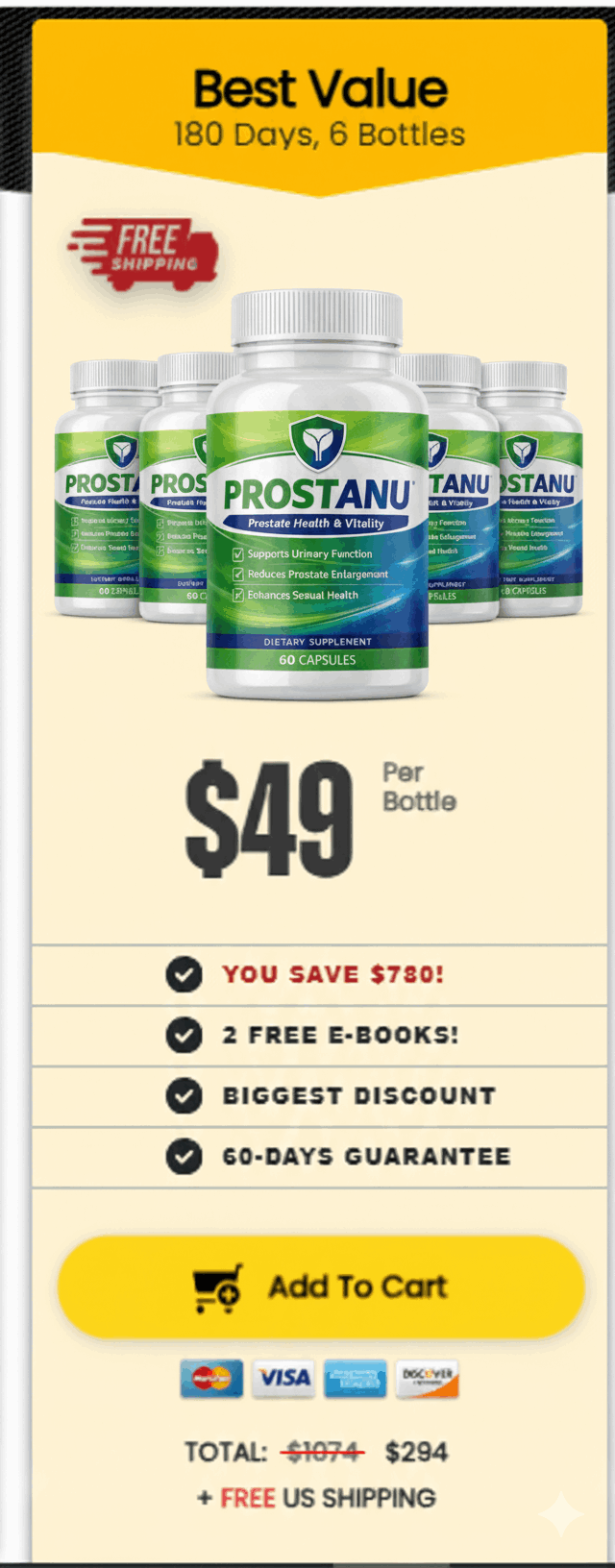 Prostanu - 6 Bottles